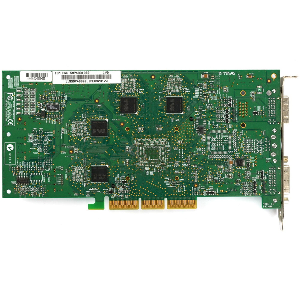 59P4991 IBM QUADRO4 980 XGL AGP 8X GRAPHICS VIDEO CARD 128MB 980XGL 59P4990